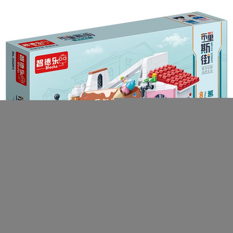 ZHI DELE DL-50201 50201 DL50201 non Lego BÁNH TRÁNG MIỆNG bộ đồ chơi xếp lắp ráp ghép mô hình 774 khối