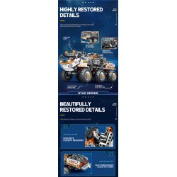 REOBRIX 99005 non  PHƯƠNG TIỆN VẬN CHUYỂN bộ đồ chơi xếp lắp ráp ghép mô hình  STAR REVENGE TRANSPORTER Kỹ Thuật Công Nghệ Cao Mô Hình Phương Tiện 1758 khối