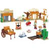 GUDI 60019 non  BỘ CẢNH TÂY TUỔI 6 LOẠI bộ đồ chơi xếp lắp ráp ghép mô hình Plants Vs Zombies Hoa Quả Nổi Giận 388 khối