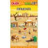 GUDI 60019 non  BỘ CẢNH TÂY TUỔI 6 LOẠI bộ đồ chơi xếp lắp ráp ghép mô hình Plants Vs Zombies Hoa Quả Nổi Giận 388 khối
