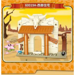 GUDI 60019 non  BỘ CẢNH TÂY TUỔI 6 LOẠI bộ đồ chơi xếp lắp ráp ghép mô hình Plants Vs Zombies Hoa Quả Nổi Giận 388 khối