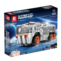 REOBRIX 99004 non  NGƯỜI CHỞ QUÂN bộ đồ chơi xếp lắp ráp ghép mô hình  STAR REVENGE CREW CARRIER Kỹ Thuật Công Nghệ Cao Mô Hình Phương Tiện 1298 khối