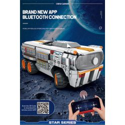 REOBRIX 99004 non  NGƯỜI CHỞ QUÂN bộ đồ chơi xếp lắp ráp ghép mô hình  STAR REVENGE CREW CARRIER Kỹ Thuật Công Nghệ Cao Mô Hình Phương Tiện 1298 khối