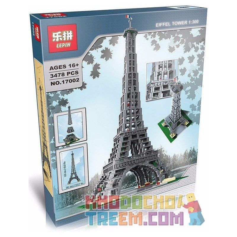 NOT Lego EIFFEL TOWER 10181 KING 88002 LELE 30009 LEPIN 17002 LION KING 180084 xếp lắp ráp ghép mô hình THÁP EIFFEL THÁP tỷ lệ 1:300 Advanced Models 3428 khối