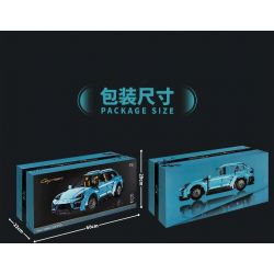 K BOX 10508 non  PORSCHE CAYENNE tỷ lệ 1:8 bộ đồ chơi xếp lắp ráp ghép mô hình 3181 khối