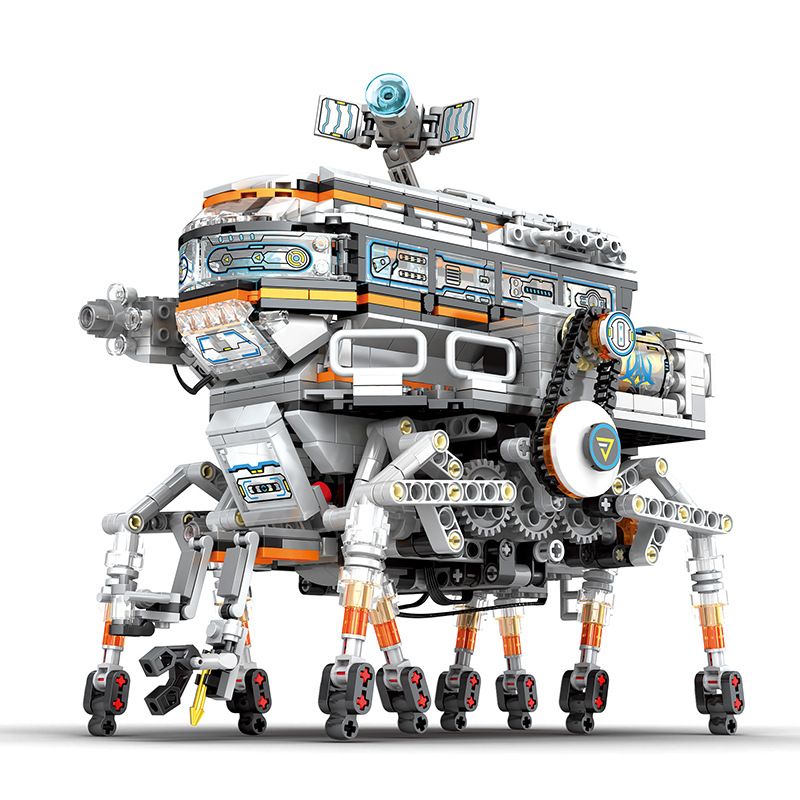 REOBRIX 99003 non Lego MÁY ĐI BỘ bộ đồ chơi xếp lắp ráp ghép mô hình Technic STAR REVENGE SCIENCE STATION Kỹ Thuật Công Nghệ Cao Mô Hình Phương Tiện 1378 khối