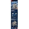 REOBRIX 99003 non  MÁY ĐI BỘ bộ đồ chơi xếp lắp ráp ghép mô hình  STAR REVENGE SCIENCE STATION Kỹ Thuật Công Nghệ Cao Mô Hình Phương Tiện 1378 khối