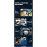 REOBRIX 99003 non  MÁY ĐI BỘ bộ đồ chơi xếp lắp ráp ghép mô hình  STAR REVENGE SCIENCE STATION Kỹ Thuật Công Nghệ Cao Mô Hình Phương Tiện 1378 khối