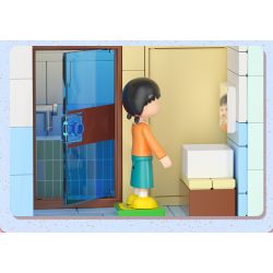 WEKKI 516401 non  NHÀ CỦA CHIBI MARUKO bộ đồ chơi xếp lắp ráp ghép mô hình CHIBI MARUKO CHAN 3138 khối