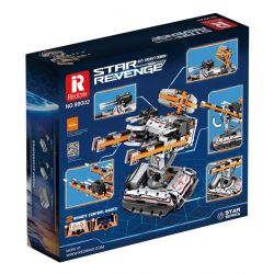 REOBRIX 99002 non  SÚNG PHÒNG KHÔNG bộ đồ chơi xếp lắp ráp ghép mô hình  STAR REVENGE ANTI-AIRCRAFT CONNON Kỹ Thuật Công Nghệ Cao Mô Hình Phương Tiện 850 khối