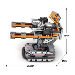 REOBRIX 99002 non  SÚNG PHÒNG KHÔNG bộ đồ chơi xếp lắp ráp ghép mô hình  STAR REVENGE ANTI-AIRCRAFT CONNON Kỹ Thuật Công Nghệ Cao Mô Hình Phương Tiện 850 khối