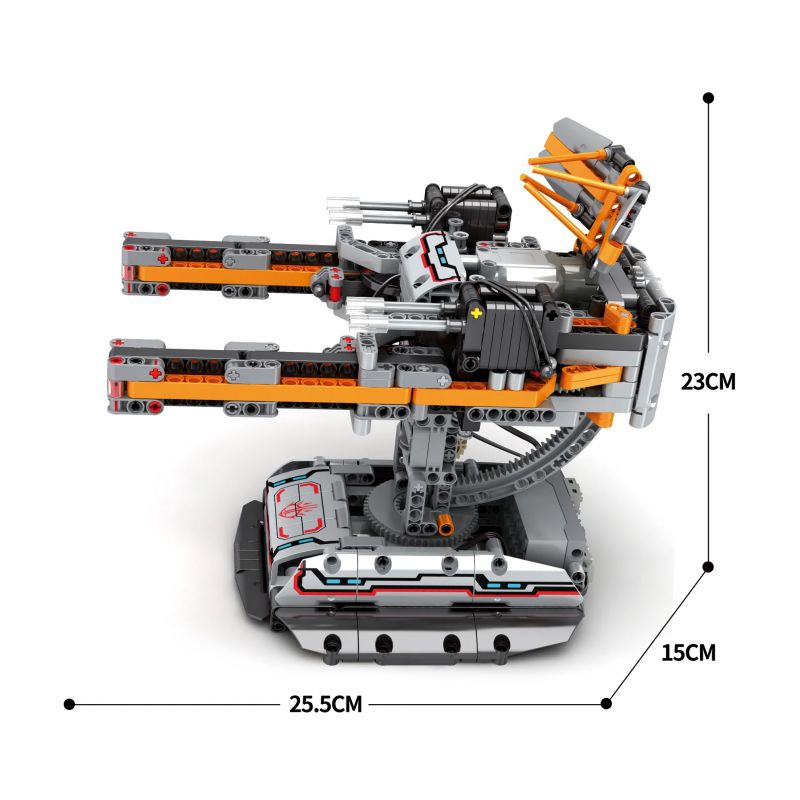 REOBRIX 99002 non  SÚNG PHÒNG KHÔNG bộ đồ chơi xếp lắp ráp ghép mô hình  STAR REVENGE ANTI-AIRCRAFT CONNON Kỹ Thuật Công Nghệ Cao Mô Hình Phương Tiện 850 khối