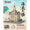 WANGE 6231 non  TÒA NHÀ HẢI QUAN BẾN THƯỢNG bộ đồ chơi xếp lắp ráp ghép mô hình Buildings 1243 khối