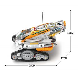 REOBRIX 99001 non  Ô TÔ HÀNG KHÔNG bộ đồ chơi xếp lắp ráp ghép mô hình  STAR REVENGE EXPLORER Kỹ Thuật Công Nghệ Cao Mô Hình Phương Tiện 700 khối