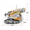 REOBRIX 99001 non  Ô TÔ HÀNG KHÔNG bộ đồ chơi xếp lắp ráp ghép mô hình  STAR REVENGE EXPLORER Kỹ Thuật Công Nghệ Cao Mô Hình Phương Tiện 700 khối