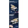 REOBRIX 99001 non  Ô TÔ HÀNG KHÔNG bộ đồ chơi xếp lắp ráp ghép mô hình  STAR REVENGE EXPLORER Kỹ Thuật Công Nghệ Cao Mô Hình Phương Tiện 700 khối
