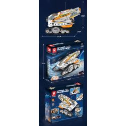 REOBRIX 99001 non  Ô TÔ HÀNG KHÔNG bộ đồ chơi xếp lắp ráp ghép mô hình  STAR REVENGE EXPLORER Kỹ Thuật Công Nghệ Cao Mô Hình Phương Tiện 700 khối