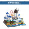 WANGE 6230 non  SANTORINI bộ đồ chơi xếp lắp ráp ghép mô hình Buildings 1372 khối