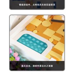 WANGE 6230 non  SANTORINI bộ đồ chơi xếp lắp ráp ghép mô hình Buildings 1372 khối