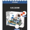 WANGE 6230 non  SANTORINI bộ đồ chơi xếp lắp ráp ghép mô hình Buildings 1372 khối