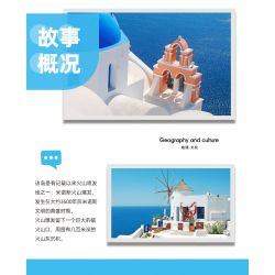 WANGE 6230 non  SANTORINI bộ đồ chơi xếp lắp ráp ghép mô hình Buildings 1372 khối