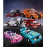 JIESTAR 92500 non  NHỰA ĐƯỜNG 6 MÔ HÌNH bộ đồ chơi xếp lắp ráp ghép mô hình Racers Đua Tốc Độ 666 khối