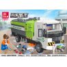JIESTAR 51013 non  XE QUÉT DỌN bộ đồ chơi xếp lắp ráp ghép mô hình City GLOBAL CITY Thành Phố 395 khối