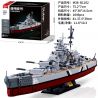 SLUBAN M38-B1102 B1102 1102 M38B1102 38-B1102 non  THIẾT GIÁP HẠM BISMARCK tỷ lệ 1:350 bộ đồ chơi xếp lắp ráp ghép mô hình Creator KMS BISMARCK Sáng Tạo 1849 khối