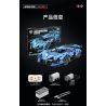 乐伽智 8808 non  TĂNG TỐC APOLLO IE ROADSTER bộ đồ chơi xếp lắp ráp ghép mô hình  APOLLO IE SUPERCAR Kỹ Thuật Công Nghệ Cao Mô Hình Phương Tiện 1286 khối