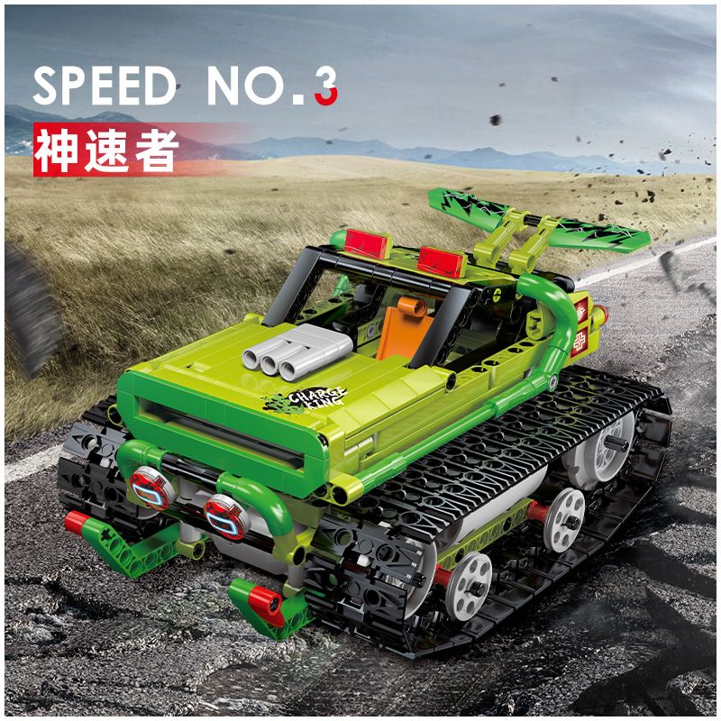 乐伽智 8803 non  LẬP TRÌNH XE ĐUA SPEEDRUNNER THEO DÕI bộ đồ chơi xếp lắp ráp ghép mô hình  Kỹ Thuật Công Nghệ Cao Mô Hình Phương Tiện 549 khối