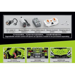 SEMBO 701001 non  BÒ XANH SÁU VÒNG bộ đồ chơi xếp lắp ráp ghép mô hình  Kỹ Thuật Công Nghệ Cao Mô Hình Phương Tiện 1475 khối