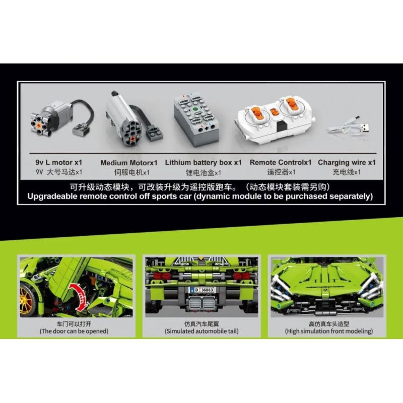 SEMBO 701001 non  BÒ XANH SÁU VÒNG bộ đồ chơi xếp lắp ráp ghép mô hình  Kỹ Thuật Công Nghệ Cao Mô Hình Phương Tiện 1475 khối