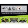 SEMBO 701001 non  BÒ XANH SÁU VÒNG bộ đồ chơi xếp lắp ráp ghép mô hình  Kỹ Thuật Công Nghệ Cao Mô Hình Phương Tiện 1475 khối