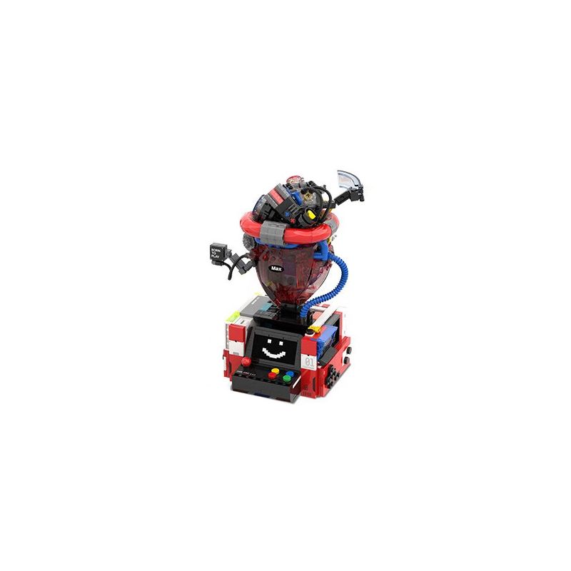 X AREA-X AX0035 0035 non  TRÁI TIM BỐC LỬA bộ đồ chơi xếp lắp ráp ghép mô hình Creator GAME START Sáng Tạo