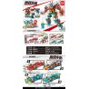 MINGDI K231 non  ĐỘI SẤM SÉT bộ đồ chơi xếp lắp ráp ghép mô hình Racers Đua Tốc Độ 789 khối