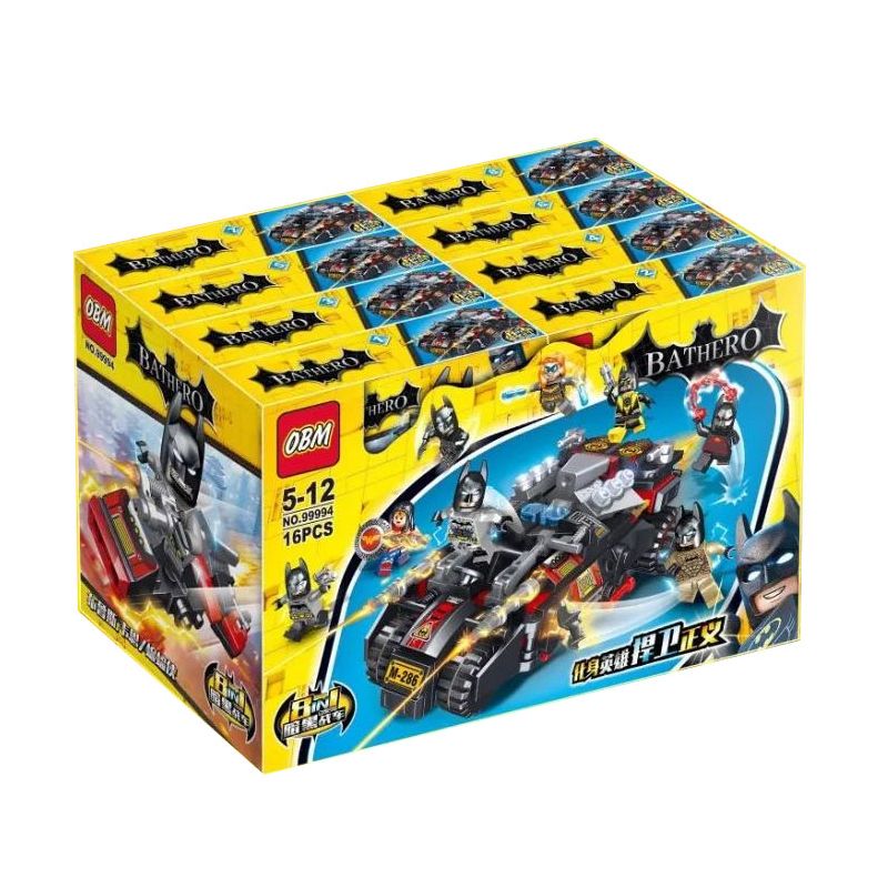 FROG BABY OBM 99994 non Lego SIÊU ANH HÙNG BATMOBILE 8 LOẠI bộ đồ chơi xếp lắp ráp ghép mô hình Marvel Super Heroes BATHERO Siêu Anh Hùng Marvel 389 khối