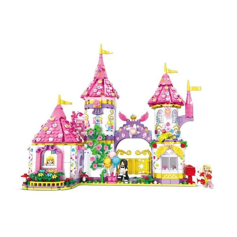 WOMA C0251 0251 non Lego KHU VƯỜN NGỌT NGÀO bộ đồ chơi xếp lắp ráp ghép mô hình Girl FAIRY LAND Con Gái 1063 khối