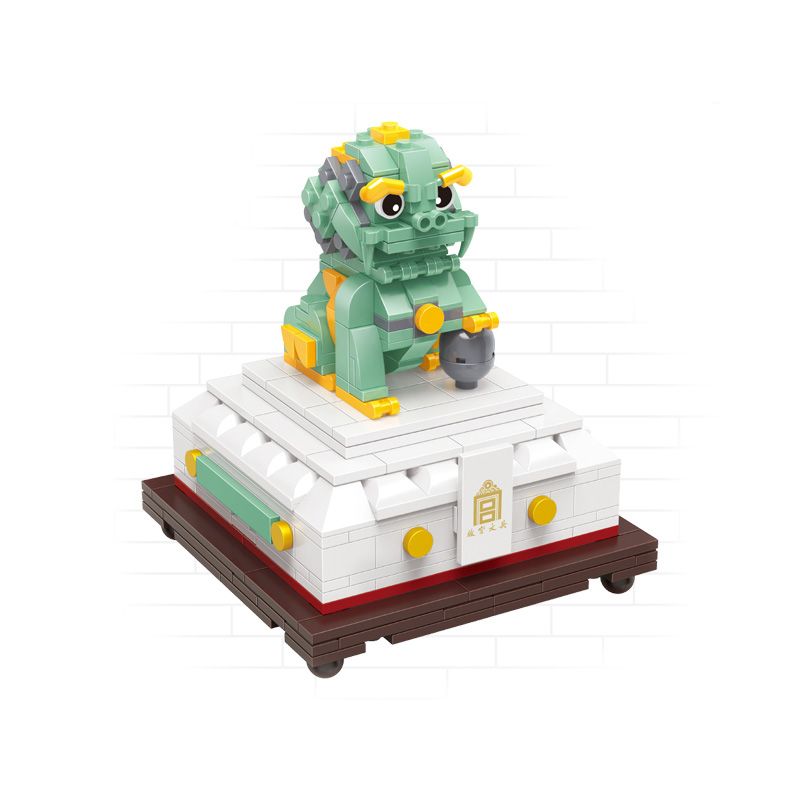 HAPPY BUILD SHINEYU XINYU YC-31001-3 31001-3 YC31001-3 non Lego HỘP ĐỰNG HÌNH SƯ TỬ bộ đồ chơi xếp lắp ráp ghép mô hình Forbidden City Stationery Văn Phòng Phẩm Tử Cấm Thành 361 khối