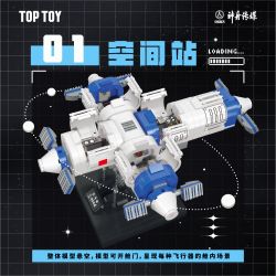TOP TOY 60032 non  TRẠM KHÔNG GIAN bộ đồ chơi xếp lắp ráp ghép mô hình Creator Sáng Tạo 634 khối