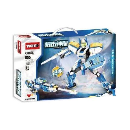 WOMA C0408 0408 non  THÁM TỬ BẮN TỈA bộ đồ chơi xếp lắp ráp ghép mô hình Creator Sáng Tạo 555 khối