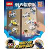 LWCK 80027 non  ĐỘI THÁM HIỂM KHÔNG GIAN 8 PHONG CÁCH bộ đồ chơi xếp lắp ráp ghép mô hình Space Exploration 476 khối
