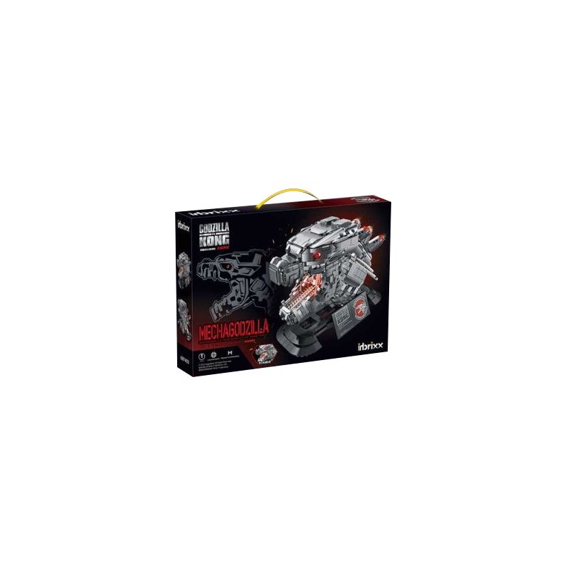 INBRIXX 687403 non  QUÁI VẬT MÁY MÓC bộ đồ chơi xếp lắp ráp ghép mô hình GODZILLA VS. KONG 2595 khối