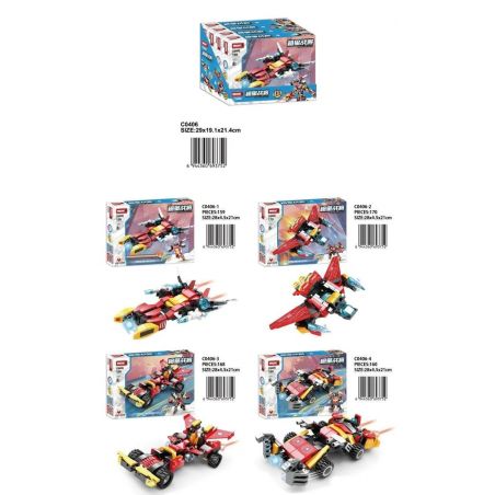 WOMA C0406 0406 non  SUPER STAR WARS 4 PHONG CÁCH bộ đồ chơi xếp lắp ráp ghép mô hình SUPERSTAR MECHA 657 khối