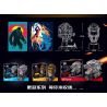 INBRIXX 687402 non  VUA KONG bộ đồ chơi xếp lắp ráp ghép mô hình GODZILLA VS. KONG 487 khối