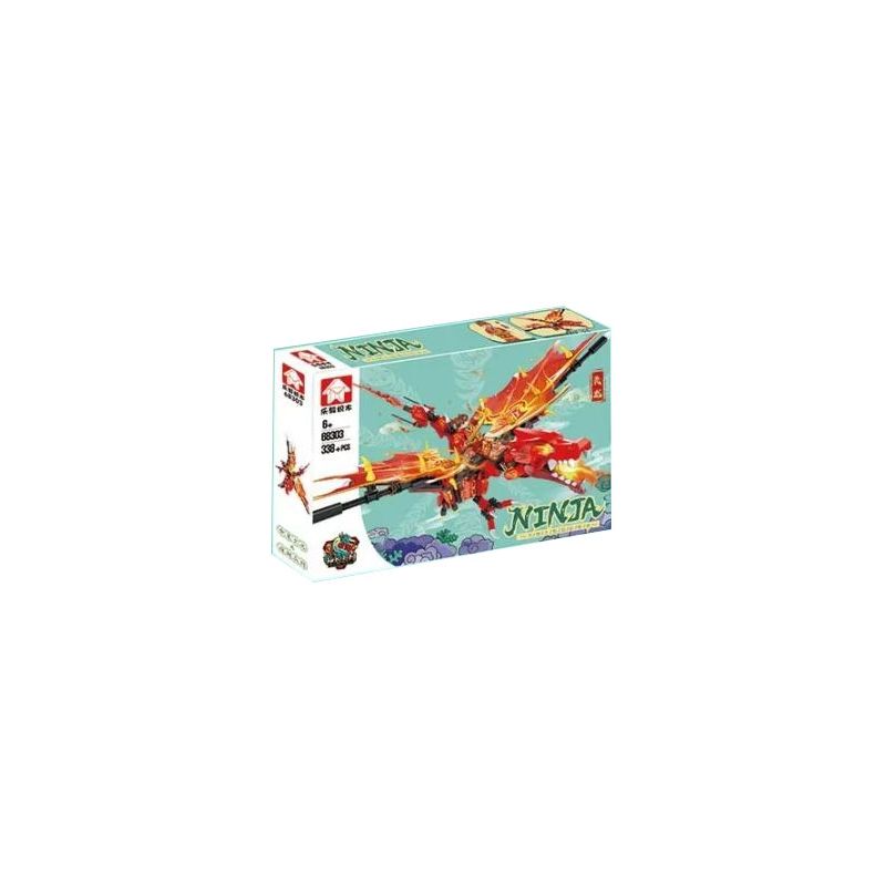 LEYI 68303 non Lego DIÊN LONG bộ đồ chơi xếp lắp ráp ghép mô hình The Lego Ninjago Movie Ninja Lốc Xoáy 338 khối