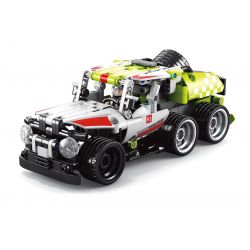 ACHKO 60034 non  CÔNG NGHỆ ĐUA XE PHANTOM ELF LÙI bộ đồ chơi xếp lắp ráp ghép mô hình  Kỹ Thuật Công Nghệ Cao Mô Hình Phương Tiện 221 khối