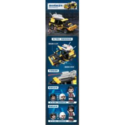 Enlighten 75039 Qman 75039 non  XE TUẦN TRA DURHAM bộ đồ chơi xếp lắp ráp ghép mô hình Ultraman Vệ Binh Vũ Trụ Siêu Nhân Điện Quang 603 khối