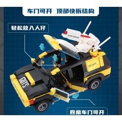 Enlighten 75039 Qman 75039 non  XE TUẦN TRA DURHAM bộ đồ chơi xếp lắp ráp ghép mô hình Ultraman Vệ Binh Vũ Trụ Siêu Nhân Điện Quang 603 khối