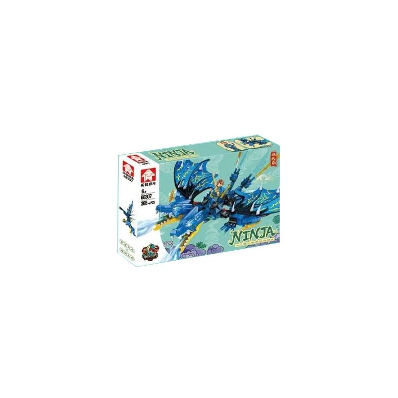 LEYI 68307 non Lego RỒNG HAI ĐẦU bộ đồ chơi xếp lắp ráp ghép mô hình The Lego Ninjago Movie Ninja Lốc Xoáy 365 khối