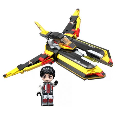 Enlighten 75038 Qman 75038 non  CHIẾN THẮNG NUỐT CHỬNG 2 bộ đồ chơi xếp lắp ráp ghép mô hình Ultraman Vệ Binh Vũ Trụ Siêu Nhân Điện Quang 510 khối